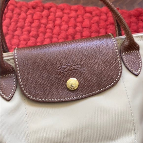 Longchamp Le Pliage Small Handbag Camel tan cream - Picture 2 of 4